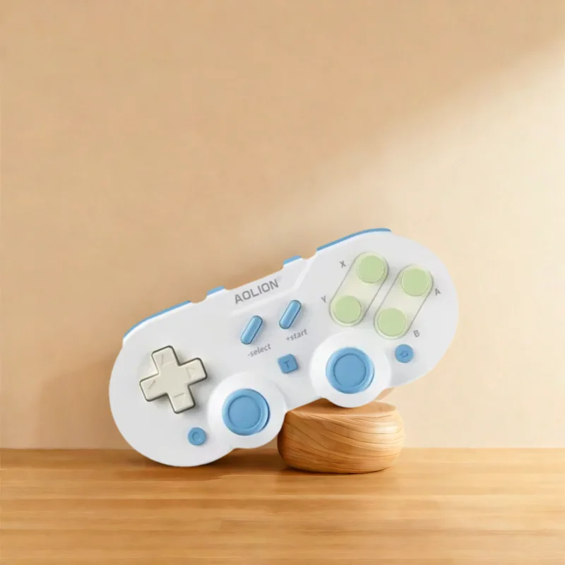 Aolion Q10 Wireless Retro Mini Controller di Gioco Joypad Effetto Hall Joystick Per Nintend Switch Gamepad Per PC Windows Per Switch