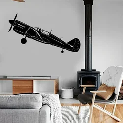 Retro Airplane Air Force Jet Wall Sticker Vinyl Home Decor Desgin Teens Room Boys Kids Bedroom Army Decals Murals Wallpaper A266