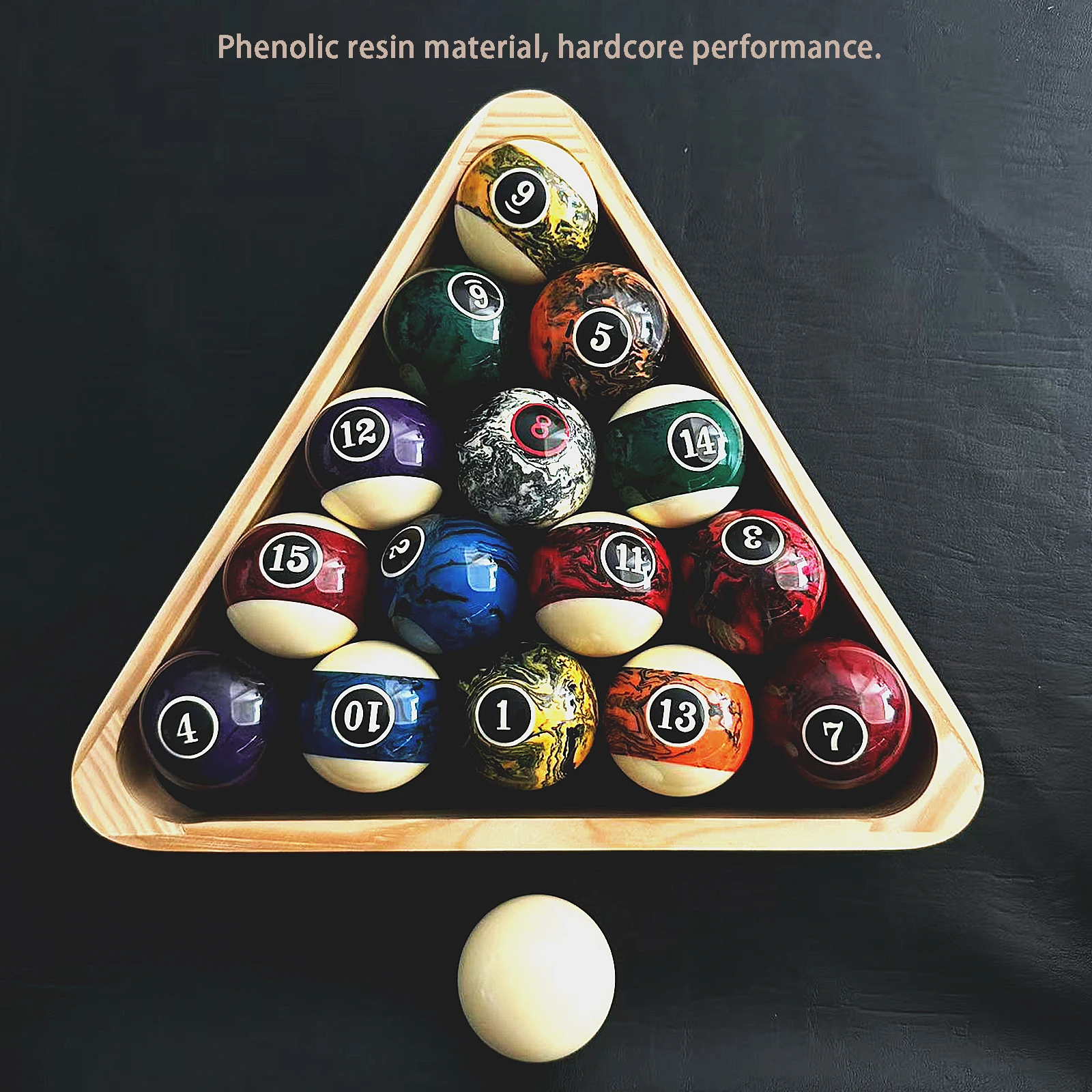 

High-Quality Resin Dream Billiard Set