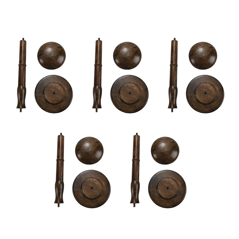 WIND FLYING 5X ヴィンテージ木製帽子ホルダーかつらホルダーディスプレイスタンドディスプレイスタンド