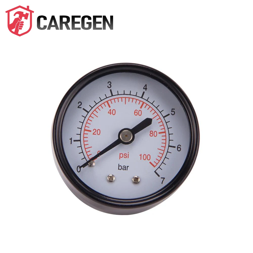 Air Compressor Pressure Gauge  Thread 0-100 PSI 0-7Bar Manometer For Air Compressor Pneumatic Hydraulic Fluid