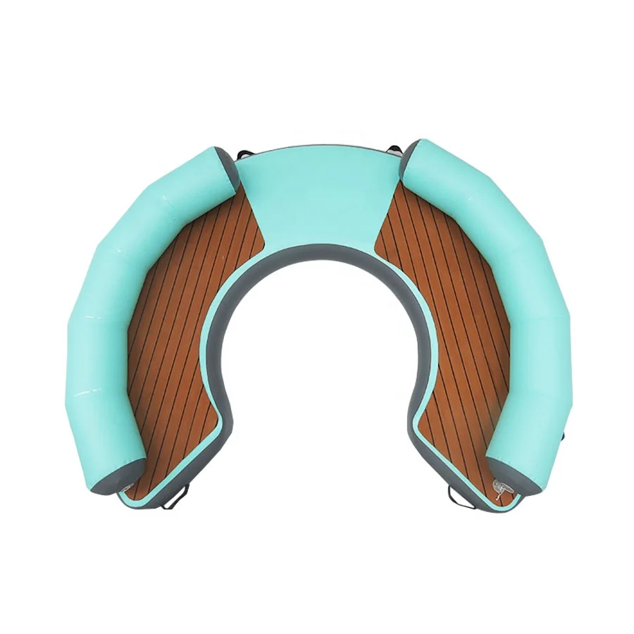 Inflatable Pool Float L Shape Lounger for Adults and Kid Outdoor Water Floating Backrest Chair Pool Beach Lake