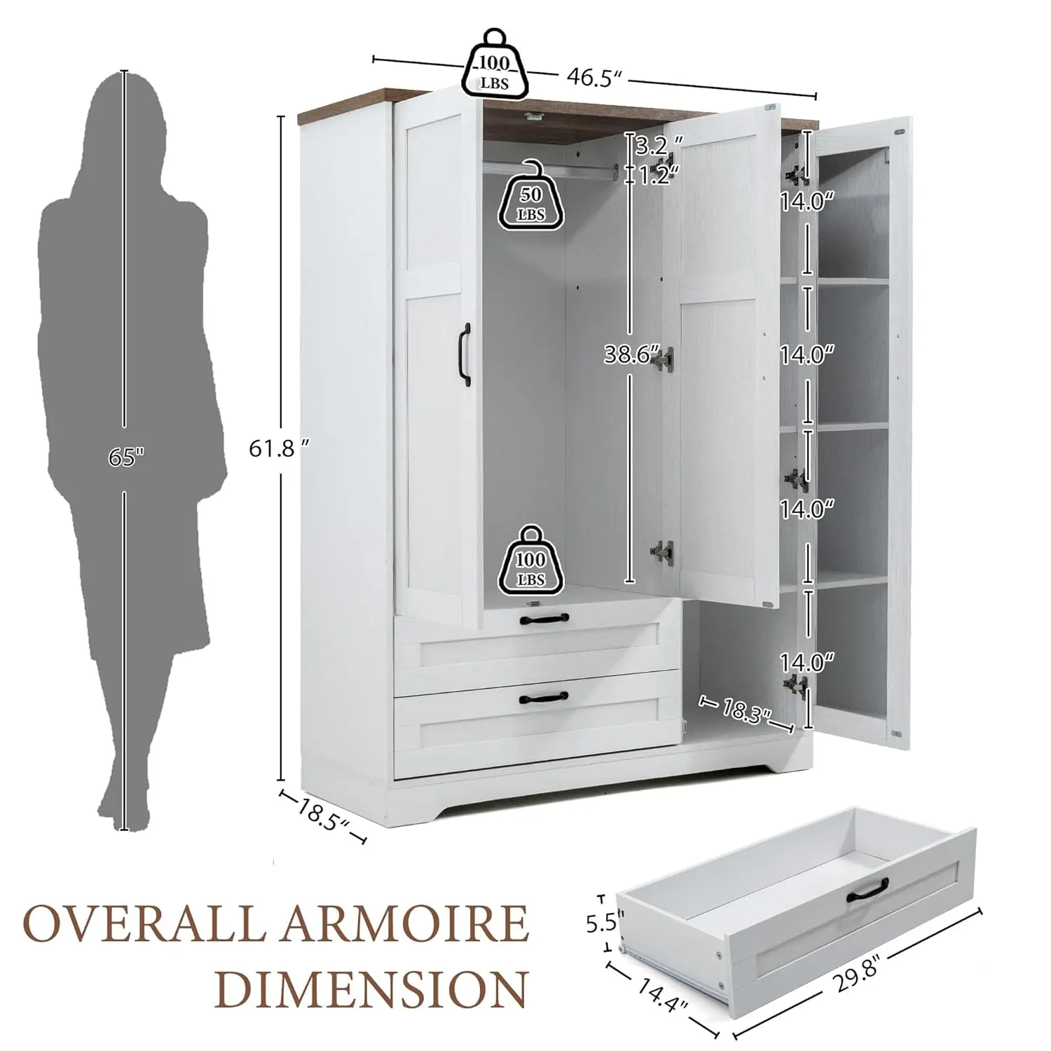 Thumbnail 2 - #8 Ranked Open Wardrobe Closet Picks in 2026