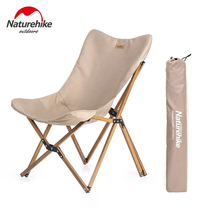 

Naturehike 2.7kg Champing Chair 120kg Bearing Weight Aluminium Alloy Folding Chair Sturdy Beach Chair 600D Polyester Oxford