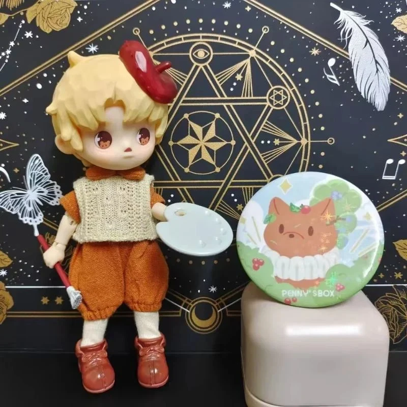 

New Penny'S Box Spot Goods Blind Box Little Painter Little Witch Series Ob11 1/12 Bjd Doll Decor Toys Novel Birthday Gift