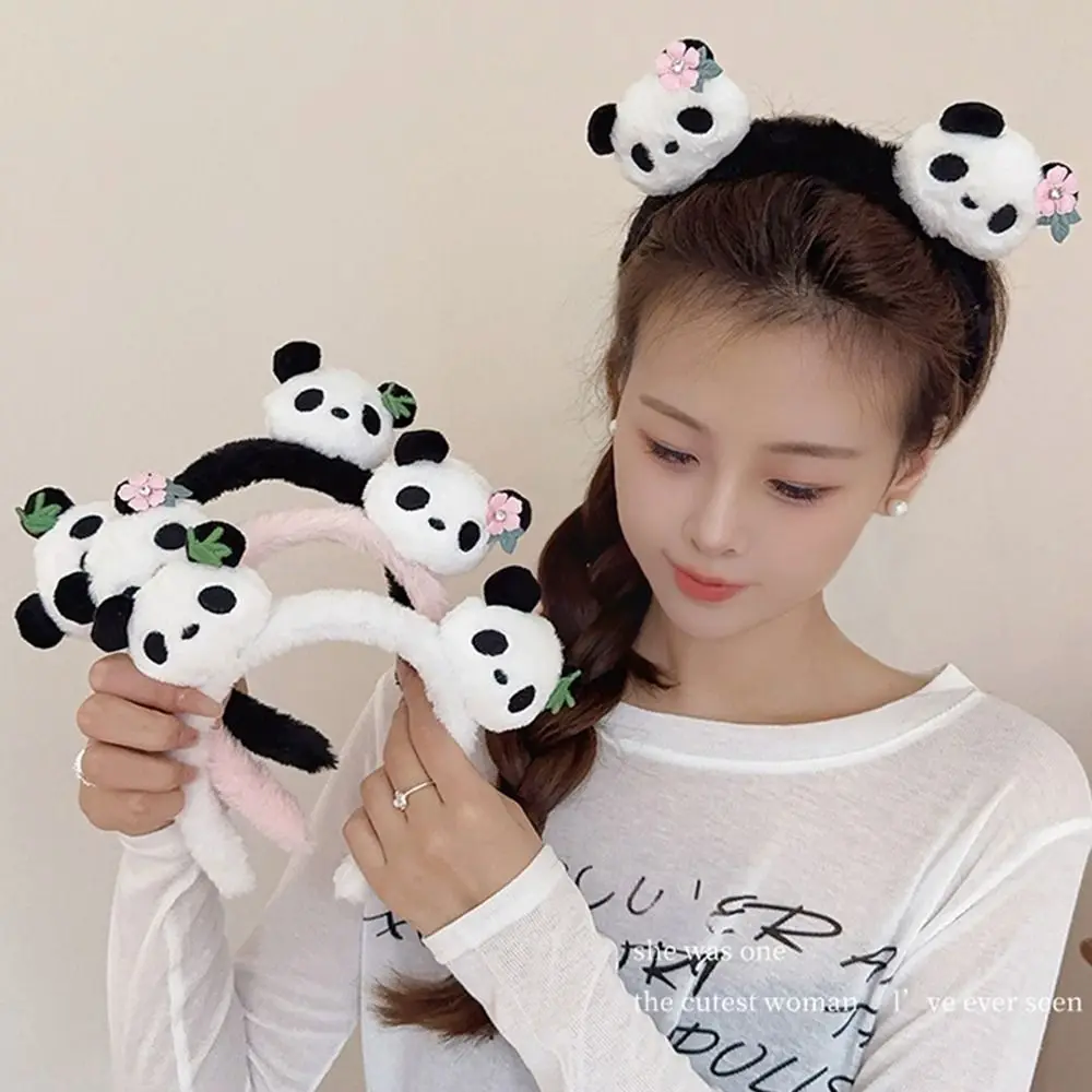

Funny Chinese Style Panda Headband Zoo Hair Clip Cute Cartoon Hair Band Hair Accessories Headpiece Hair Hoop Daily