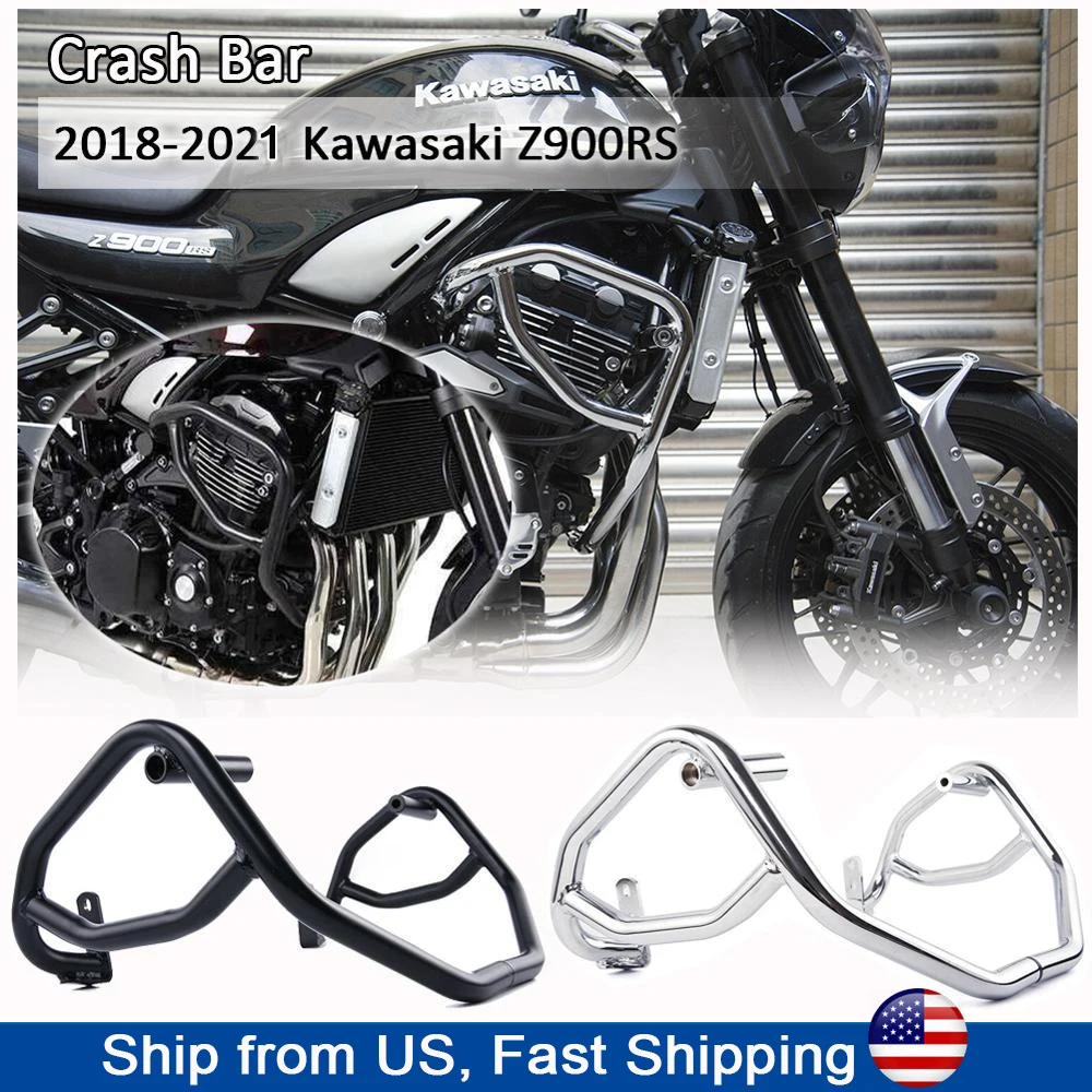 

Motorcycle Crash Bar Engine Guard Frame Sliders Protector Bumper for Kawasaki Z900RS 2018 2019 2020 2021 2022 Z900 RS