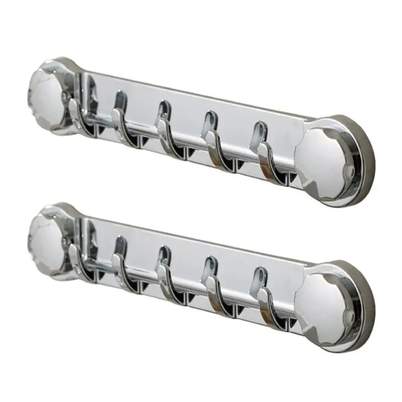 

ABXF-2PCS Многофункциональные настенные крючки для ванной комнаты без сверления, вешалка для полотенец, настенный держатель для халатов и пальто, рейка-вешалка для банных полотенец, прочная