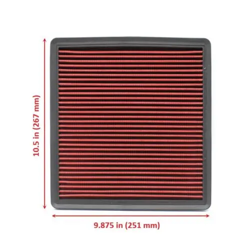 Washable Reusable High Flow Air Filter Panel Replacemet for Ford F150 F250 F350