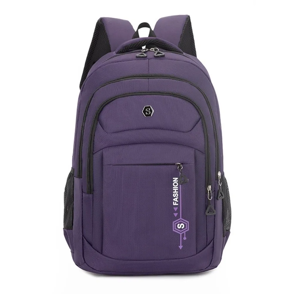 Large Capacity Student Schoolbag Adjustable Oxford Cloth Business Computer Bag Durable Breathable Waterproof Rucksack