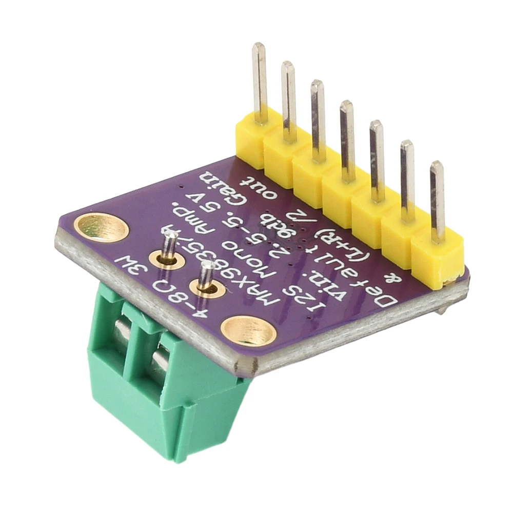 MAX98357 I2S Class D Amplifier Breakout Interface DAC Decoder Module 3/6/9/12/15dB Filterless Audio For Raspberry Pi ESP 32
