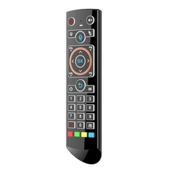 Q2 Smart TV Backlight Wireless Air Mouse IR Learning 2.4Ghz RF Smart Voice Remote Control For Computer TV Box