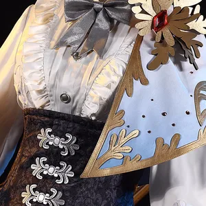 Cosplay -Identität -Fantasien für Männer und Frauen, Identitätsspiel V, Überlebender Maler, Goldhemd, Kürbiskhosen -Set, Karnevalsuniformen 12 Hauptverkaufsmaler Kleidung - №10