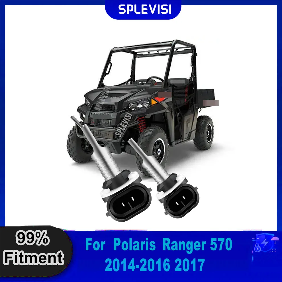 881 889 LED 6000K Headlight Head lamps - Improve Night Driving Safety For For Polaris Ranger 570 2014 2015 2016 2017