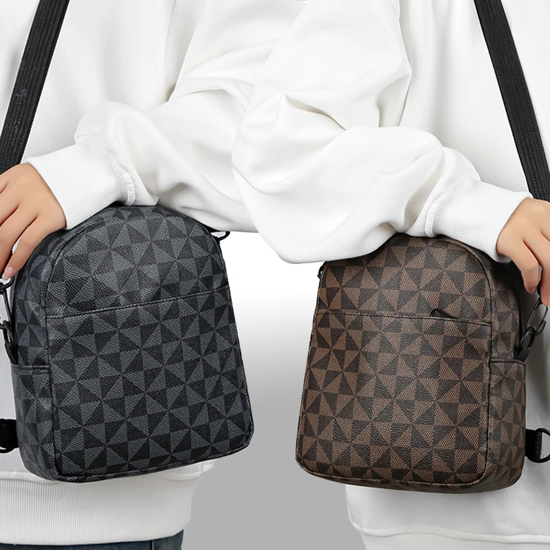 

Нейтральная сумка через плечо подходит для мужчин и женщин, идеально подходит для деловых поездок, можно носить через плечо или через плечо.