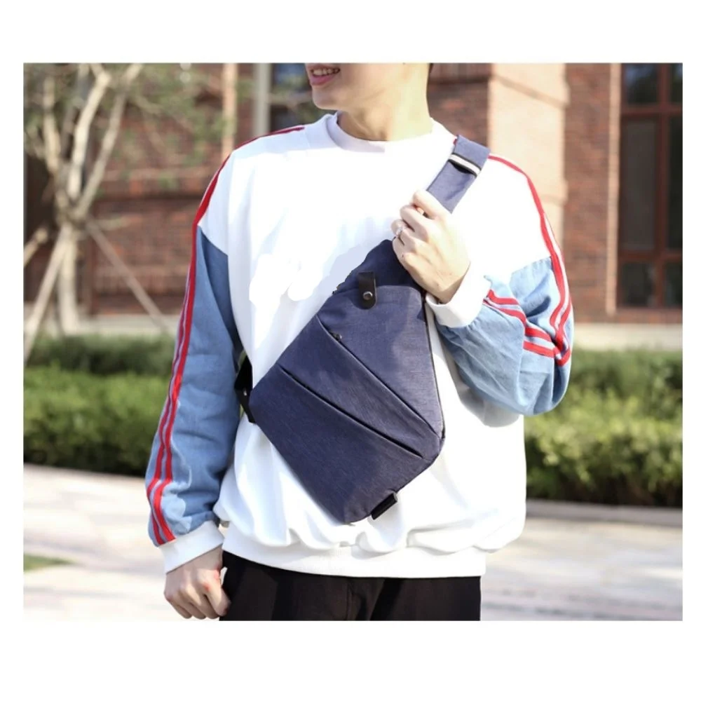 Men Woman Single Crossobdy Chest Bags Anti-theft Travel Shoulder Messenger Bag Portable Waterproof Storage Bag Fanny Pack Sac