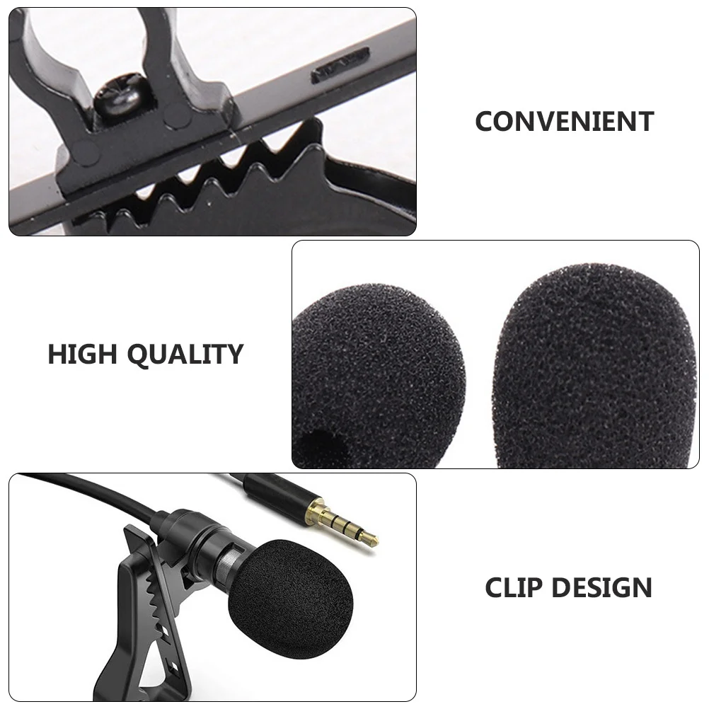 

24 Pcs Microphone Accessories Protection Covers Microphones Mini Small Lapel Clothing Clip Holder