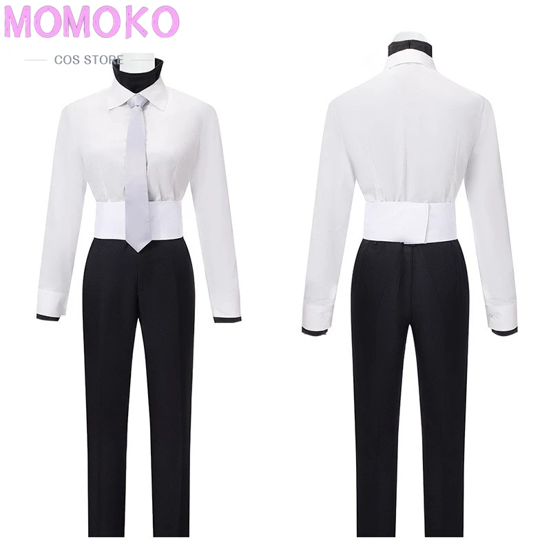 Anime BSD 4th Sigma Cosplay Costume Uniform Suit with Tie Halloween Christmas Party Outfit for Men Women