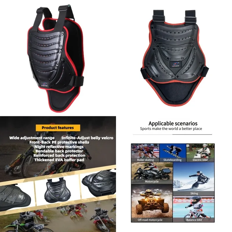 Adult Men's Motorcycle Armor off-road Turtle riding Armor protective gear racing anti-fall clothing Motocross protective gear