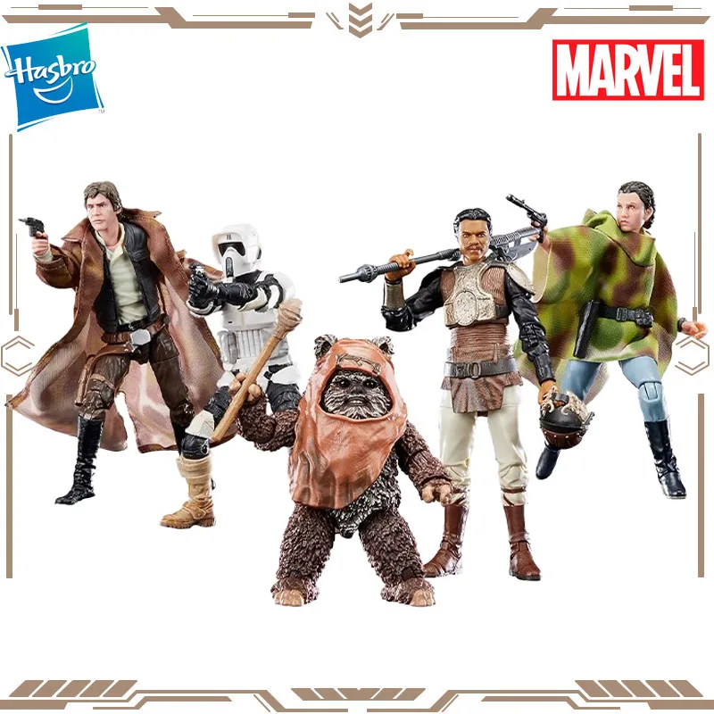 

Hasbro Original Star Wars: Episode VI - Возвращение джедая Уикета Хан Соло Фигурка Игрушки для мальчиков и девочек Подарок Коллекционная