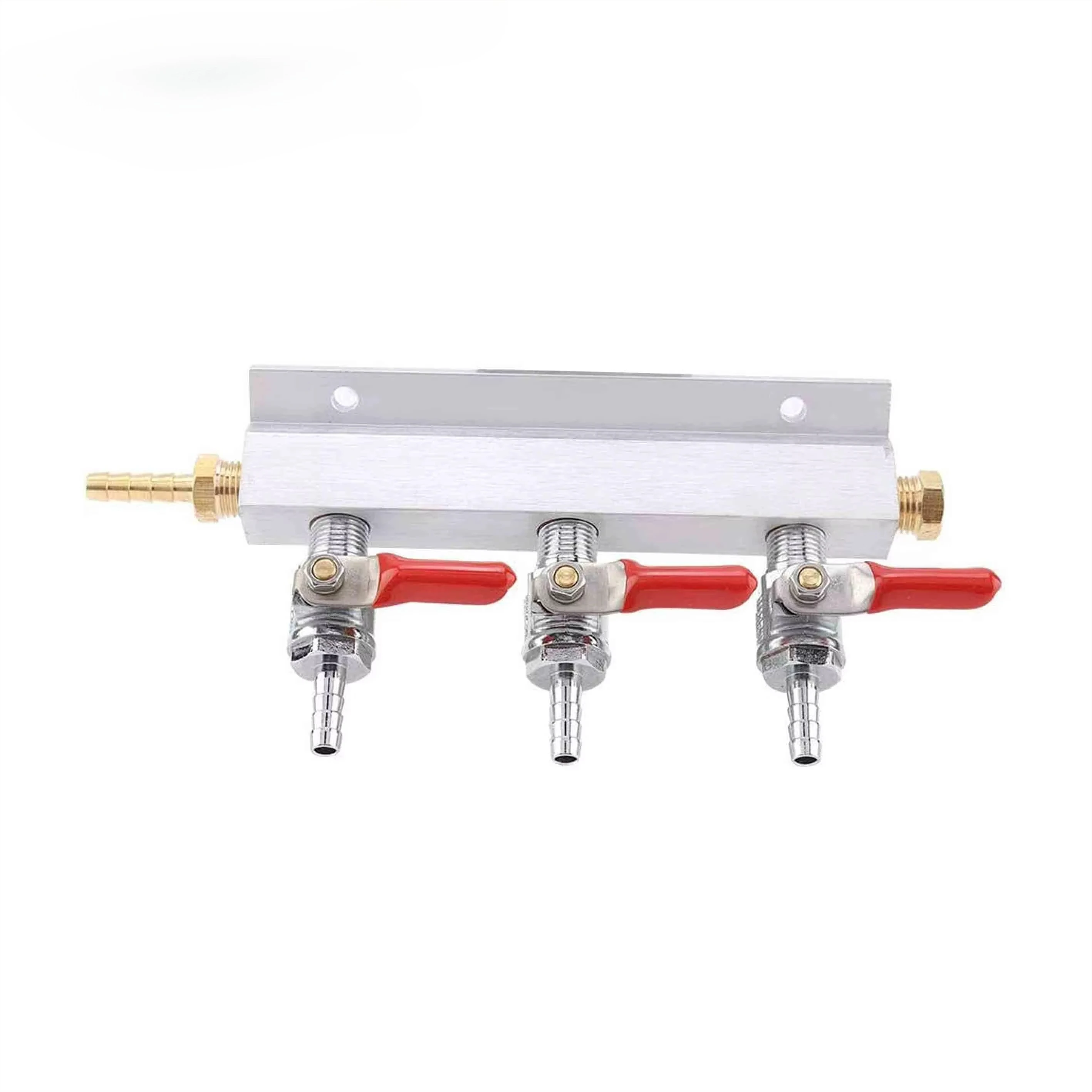 3 Way CO2 Gas Distribution Manifold Beer Dispensing Barrel Dispenser Easy to Install