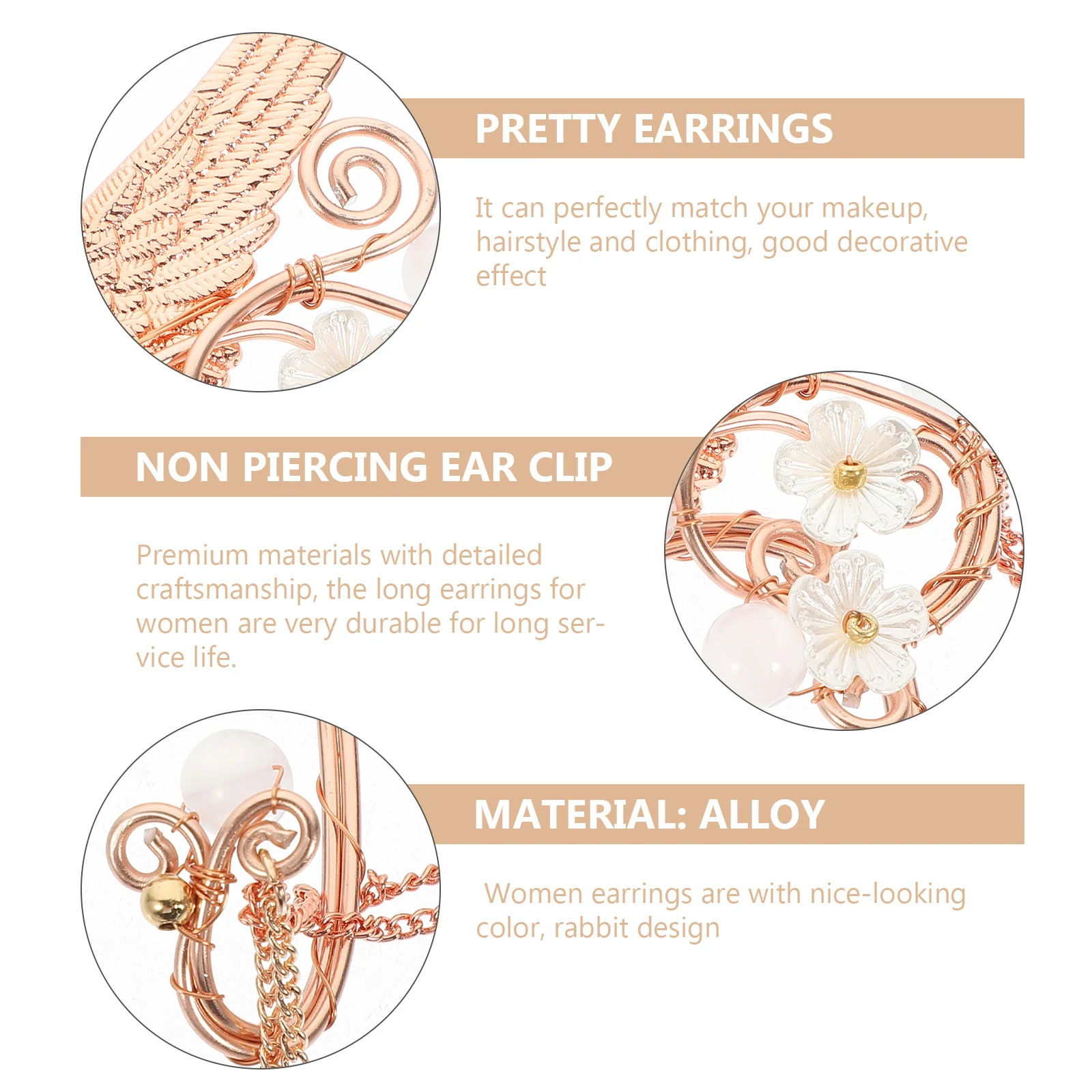 

Earrings Paparazzi Cuff Vintage Style Accessory Dangle Alloy Fashion Elf Ears Cuffs Miss