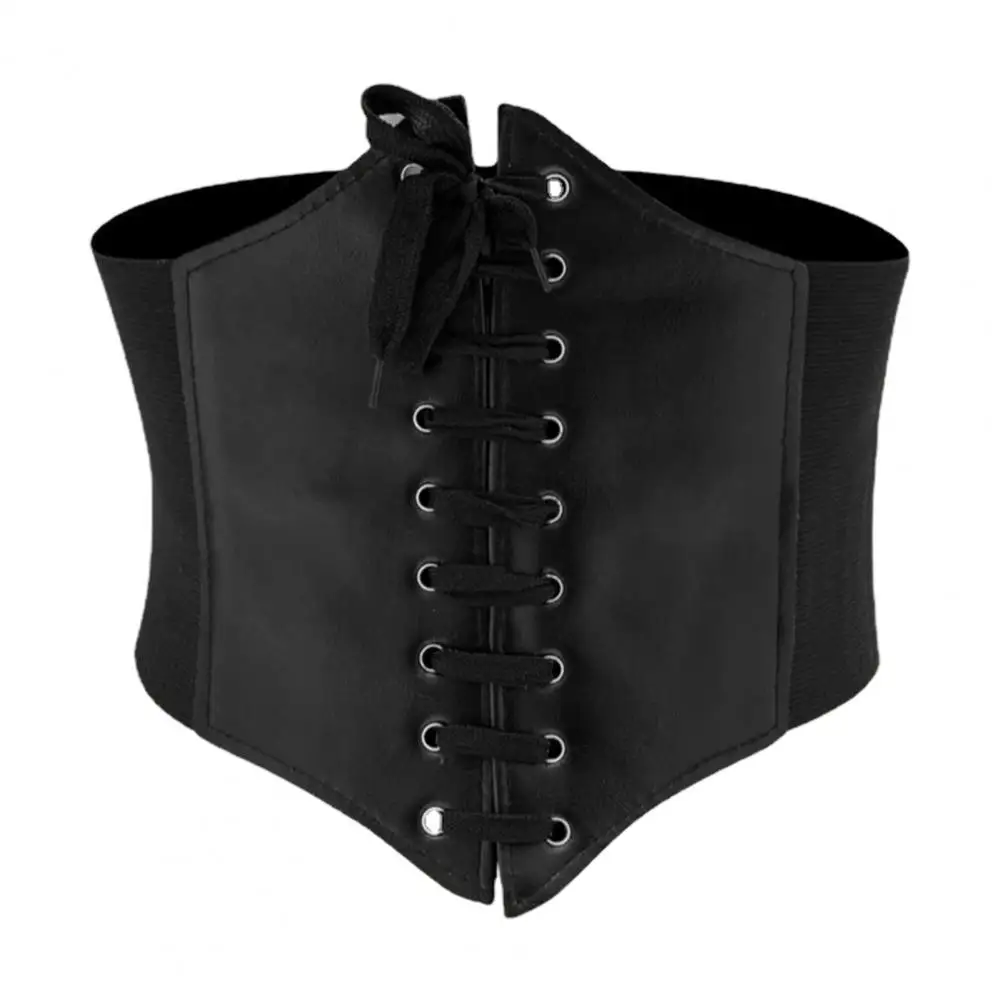 Cintura cincher espartilho elástico bandagem anti-quebra ajuste regular cosplay festa cinto de cintura feminino roupas combinando