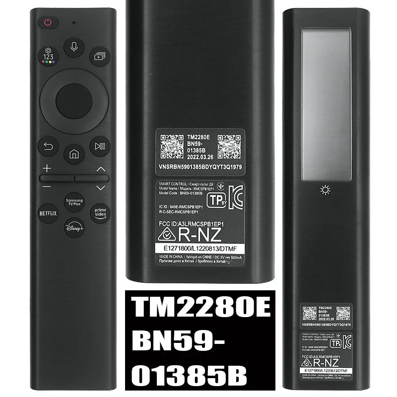 TM2280E TM2360E BN59-01391A 01357C/E/J 01385B/D 01432E/J Solar Remote Control for Samsung TVs 2021 2023 4/8K Neo QLED HDR