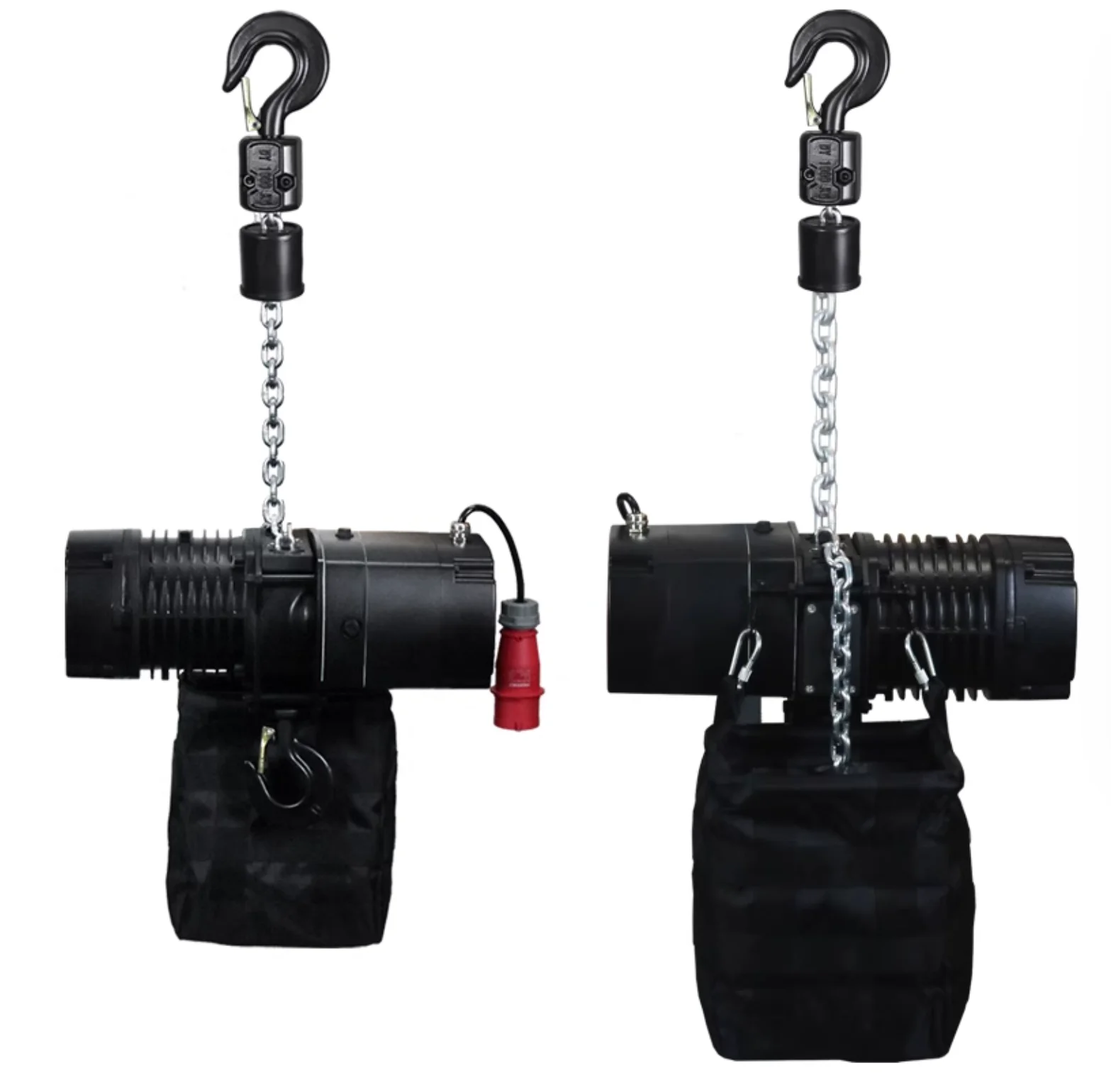 Three-Phase/Single-Phase Electric 500kg 1000kg 2000kg Electric Stage Hoist Double Braking Performance Truss Chain Electric Hoist