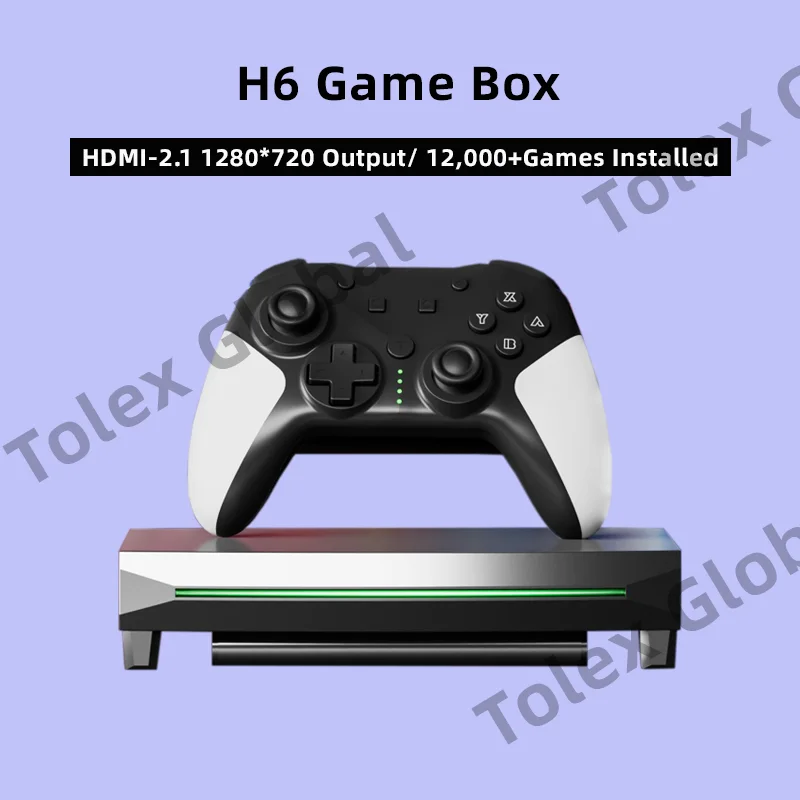 

Tolex H6 4K NS Gamepads Retro Video Game Console 2.4G Wireless Controller Open Source Simulators PSP N64 Retro TV Game Consoles