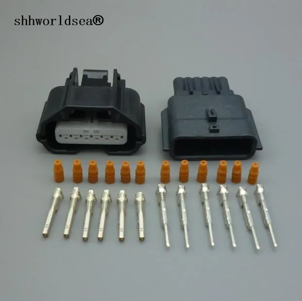 

Shhworldsea Female Male 6Pin 0.6mm Auto Sensor Connector Air Flow Meter Connector 7283-8850-30 7282-8850-3 For 350Z R35 GT-R V35