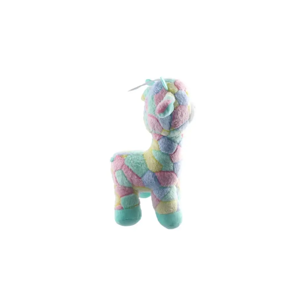 Oreiller en peluche doux pour la décoration intérieure, poupée girafe arc-en-ciel, jouets en peluche, faon au beurre de girafe