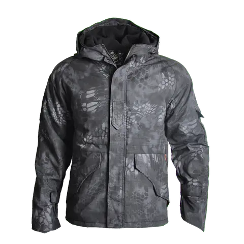 Men's Fleece Camo Hiking Jacket HAN WILD