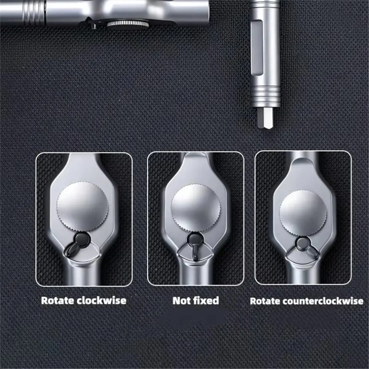 High Torque Convertible Ratchet Screwdriver, T-Handle Extension Magnetic Driver Tool for Motorcycle DIY Repair