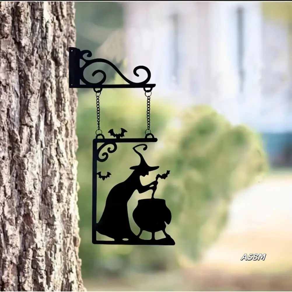 

Halloween Witch Halloween Witch Decoration The Scary Iron Witch Hangs In The Halloween Garden.