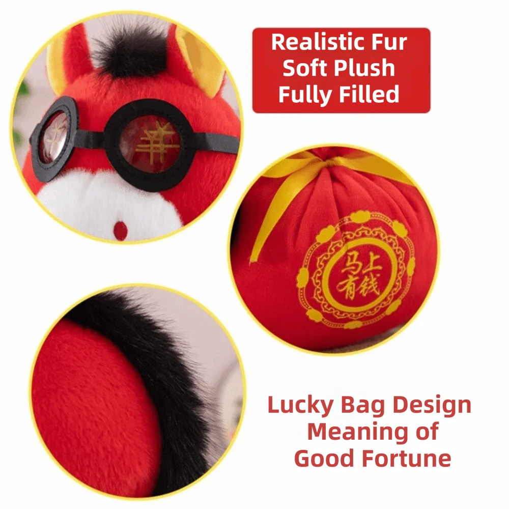 

Креативная фигурка пони зодиака, полипропиленовая хлопковая наполнитель, куклы-талисманы, милая лошадь, мягкие игрушки, мягкие игрушки в виде животных