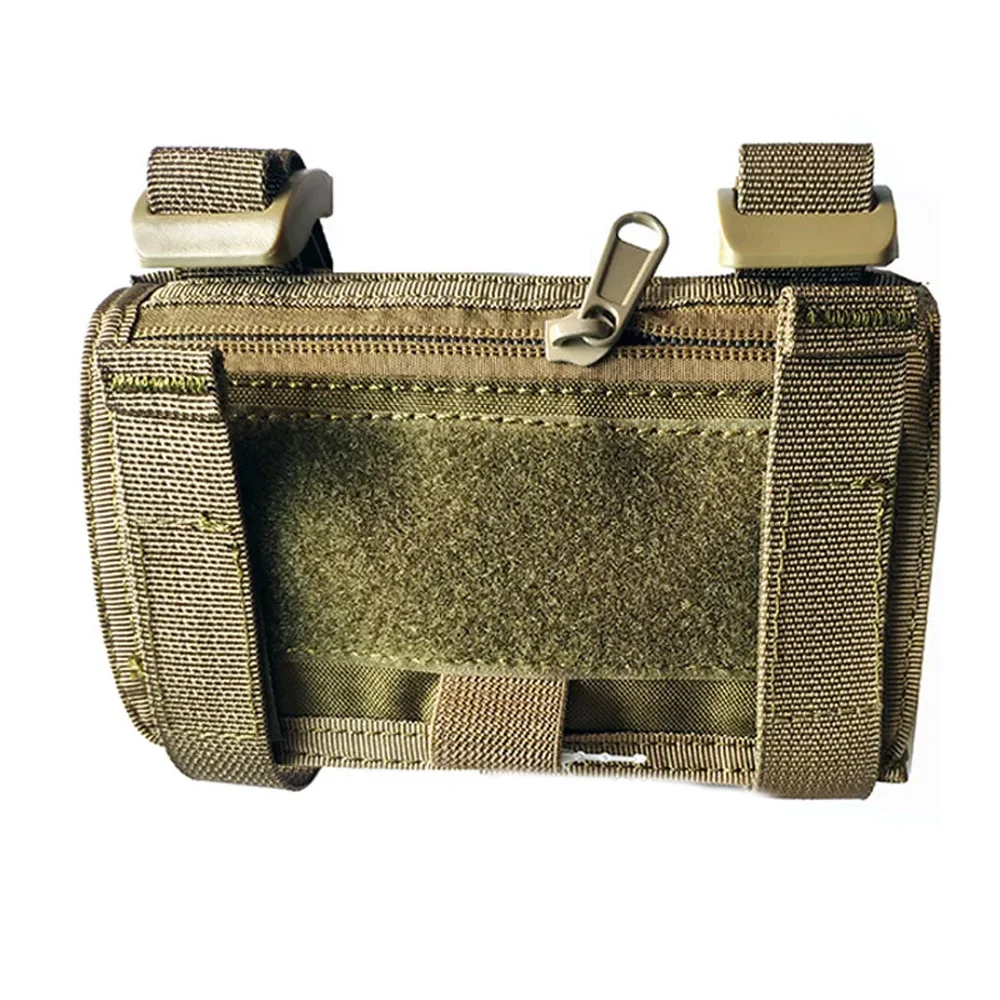 Outdoor Tactical Arm Sleeve Map Pouch Case Documets Pocket Wrist Bag Zipper Storage Bag TC0176