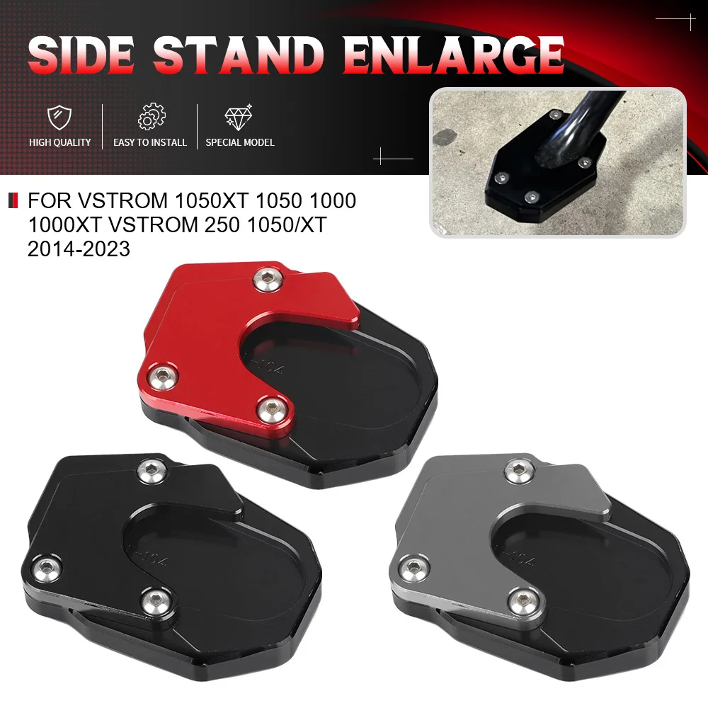 

For SUZUKI V-STROM 1000 1000XT 1050 1050XT 2020-2021 Motorcycle CNC Accessories Side Stand motorbike Extension Pad Support Plate