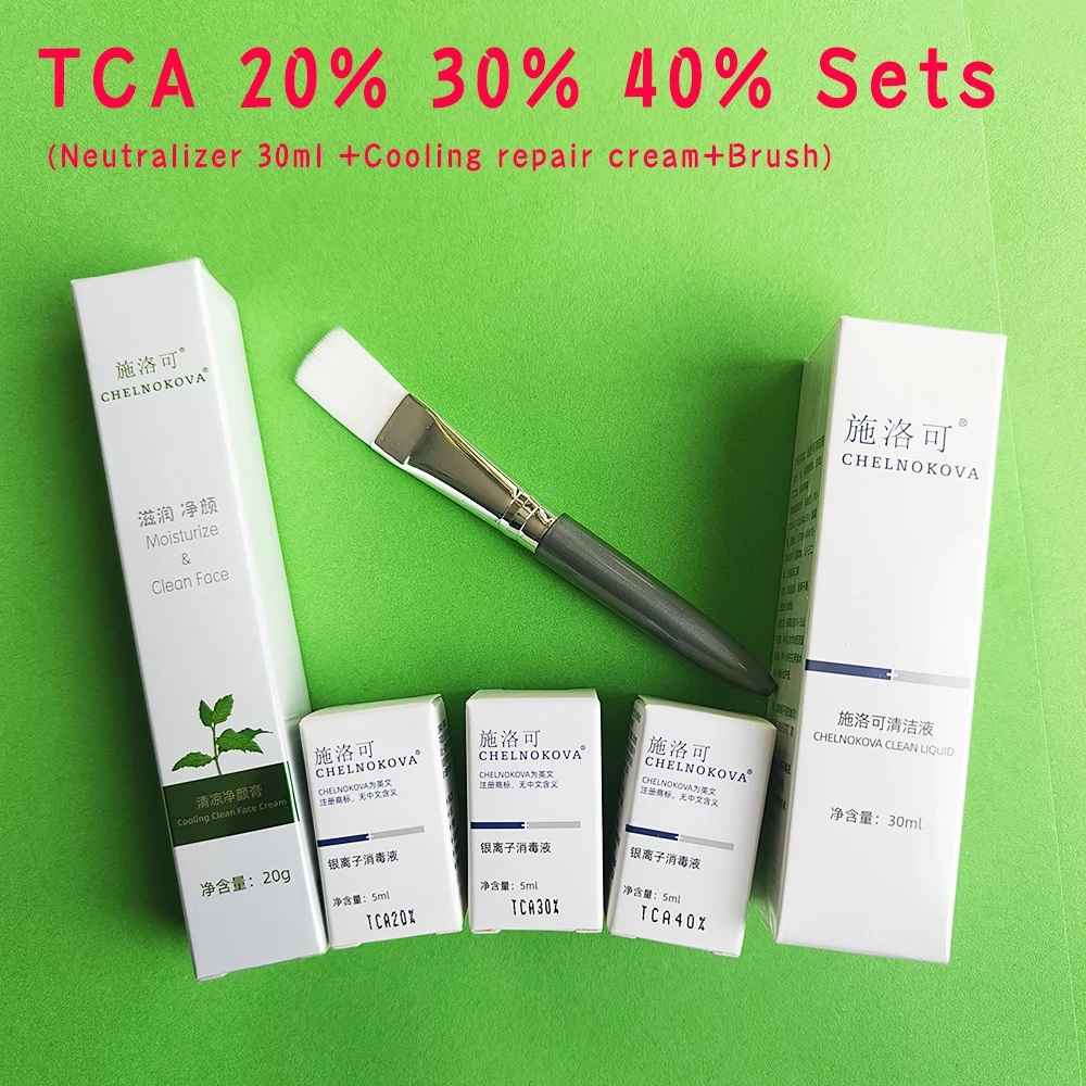 TCA Facial Peel 20% 30% 40% 5ML Skin Rejuvenation Resurfacing for Anti-Aging many Benefits of skin care Acne Scars Treatment