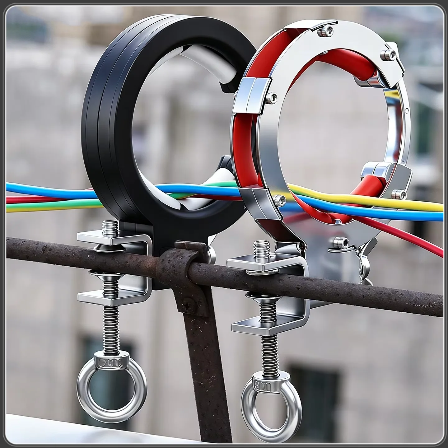 Cable Tray Roller Pulley Threading Garage Ceiling Integrated Wire Pulling Pulley Guide Fixation Construction Auxiliary Tool