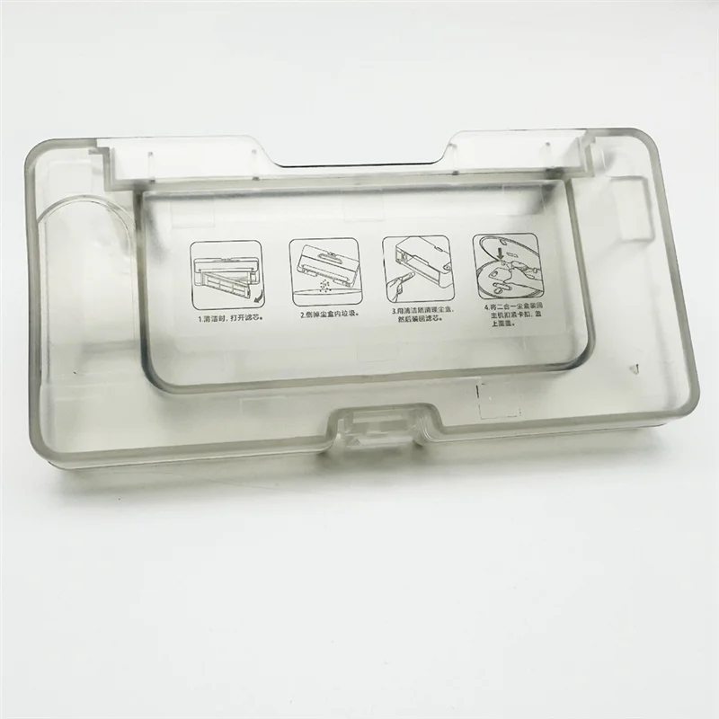 A26F-Dust Box For Xiaomi Mijia Mop Pro STYJ02YM Viomi V2 Pro Robot Vacuum Cleaner Dust Bin Replacement Accessories