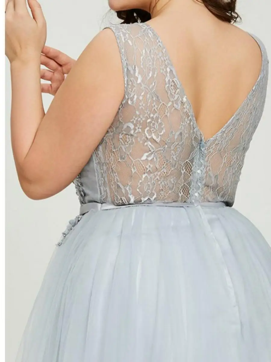 Ele Long Evening Gown Par Ele Evening Dr Ball Gown البوليستر ميدي تنورة منتصف الخصر No Sve oulder