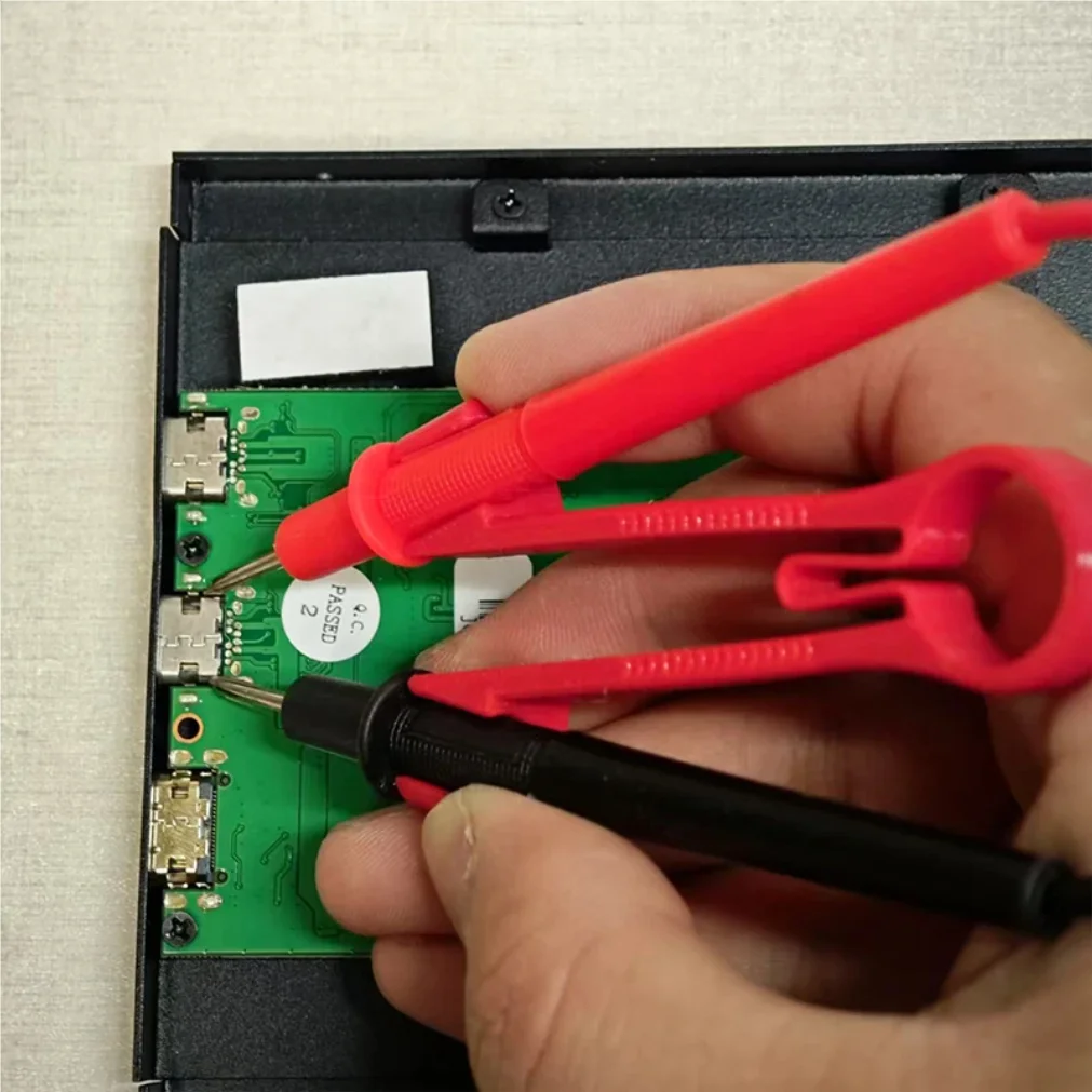 3D-printed multimeter probe holder, 8mm/10mm electrician's pen holder, single-handed multimeter auxiliary tool