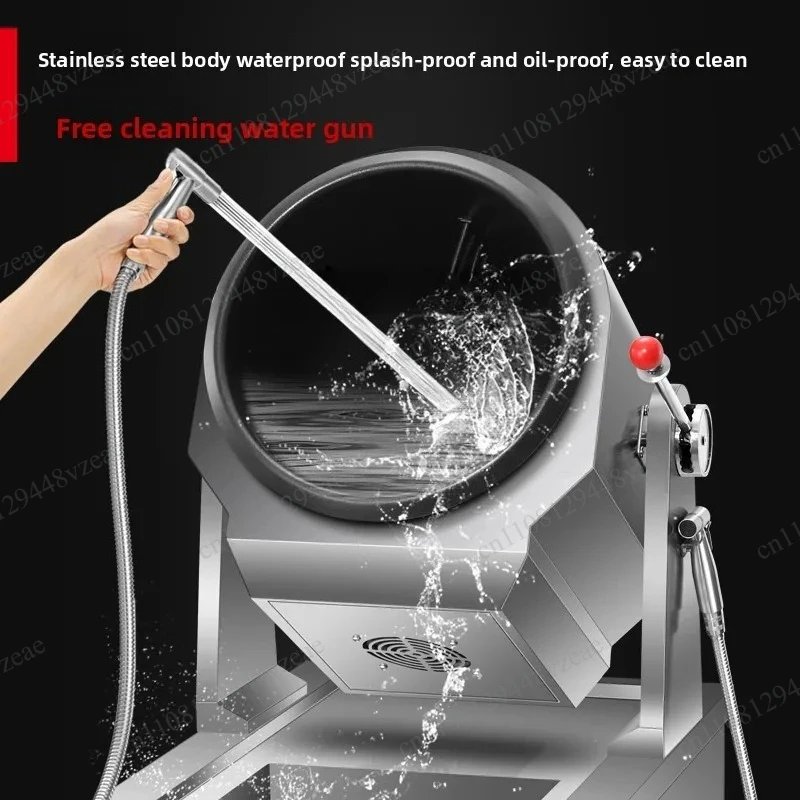 Fried Rice Robot Canteen Takeaway Roller Cooking Machine Commercial Automatic Large Capacity Intelligent