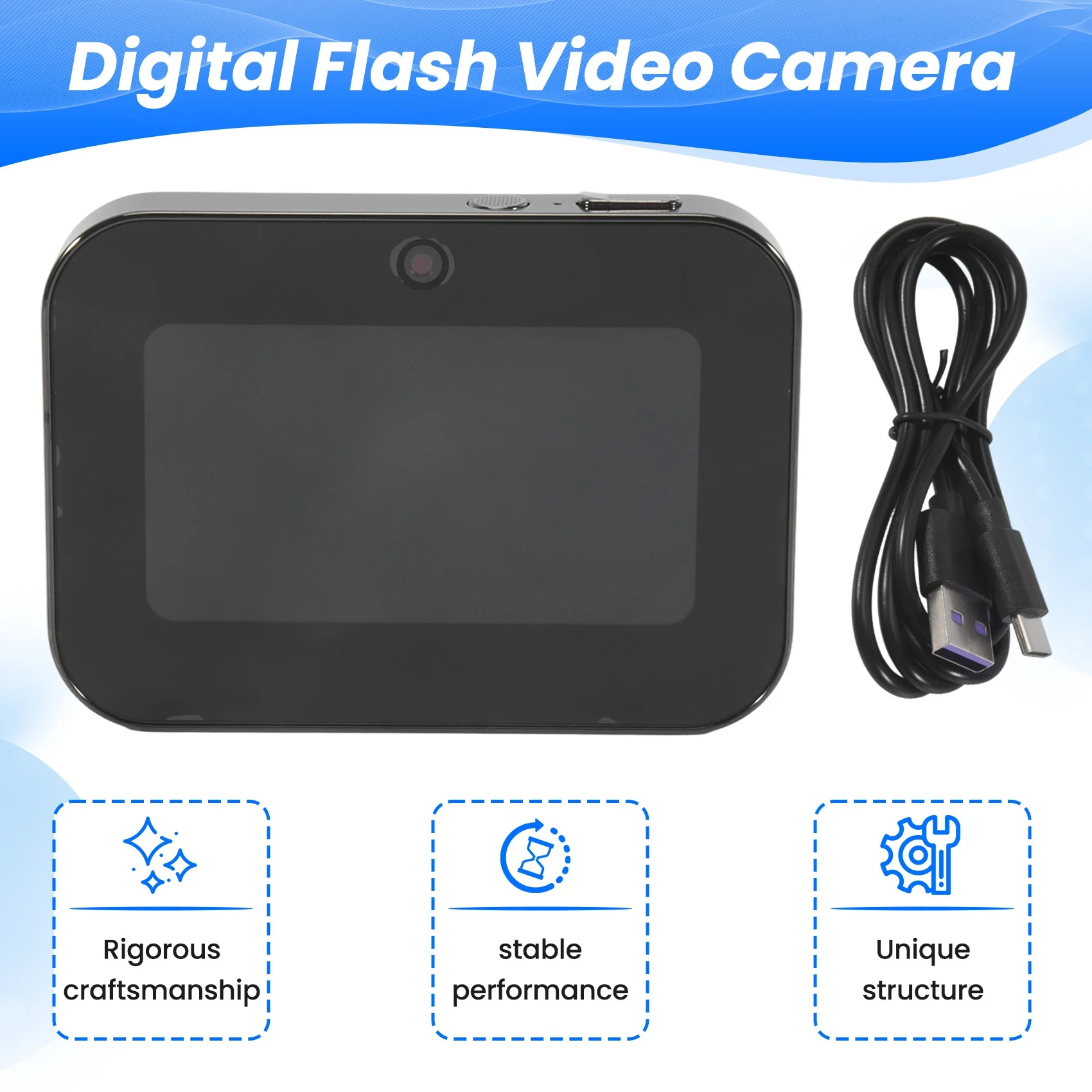 

Цифровая камера ABIK-4K CCD, 64 МП, с сенсорным экраном, 16-кратным цифровым зумом и ИК-подсветкой для ночного видения