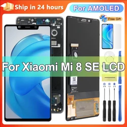 6.52“ AMOLED For Xiaomi Mi 8 SE Display With Frame, LCD Touch Screen Digitizer Assembly For Xiaomi Mi 8 SE Screen Replacement