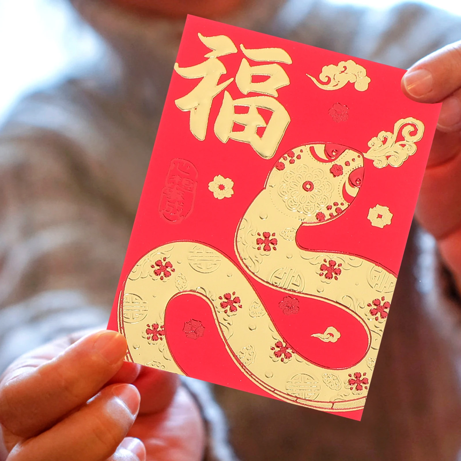 

36 Pcs Year of The Snake Red Envelope Lunar New Money Envelopes Packets Paper Chinese