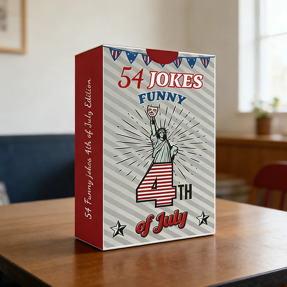 54 Jokes Funny About 4th Of Ajuly Cards 4th Of July Conversation Starters Joke Cards For Kids Adults For Family Party Game
