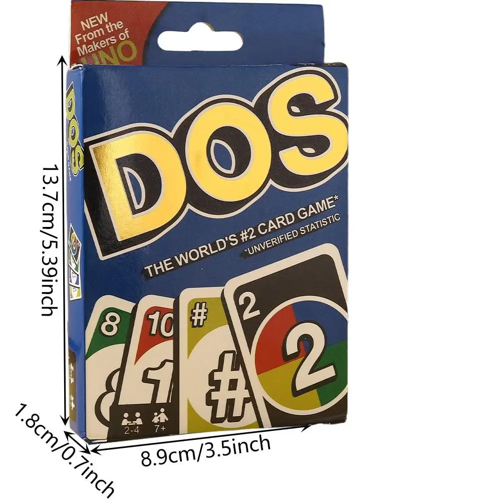 Dos Card Game, Tabletop Games, Holiday Party Card Games, Team Experience Interactive Games, Board Games, Paper Cards