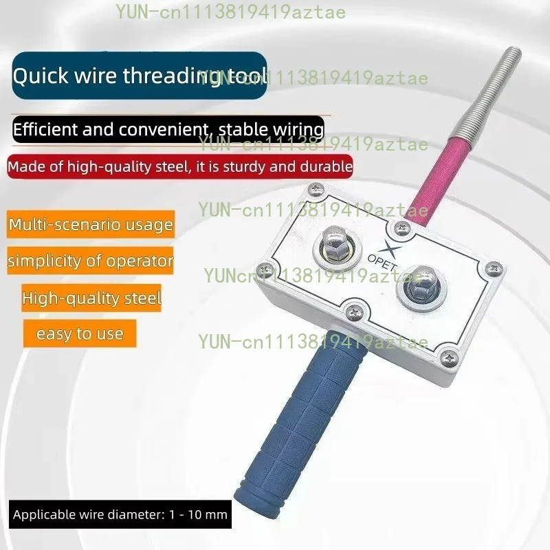 New Industrial Electric Cable Puller Automatic Threading for DIY Projects Home Decoration Electrical Tools Threading Machine